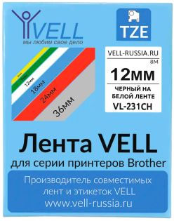 фото Картридж Лента Vell VL-231CH для Puty PT-100E/100ECH