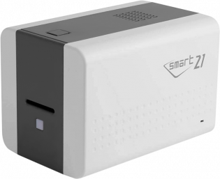 фото Принтер пластиковых карт SMART 21S Single Side USB - односторонняя полноцветная печать (653214) для печати беджей и наклеек (на картах без чипа), фото 1