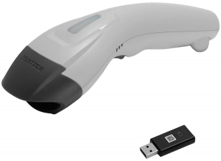 фото Беспроводной 2D сканер штрих-кода Mertech CL-610 BLE Dongle P2D USB White, фото 1