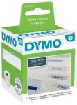 Этикетки для принтеров DYMO Label Writer для подвесных папок, белые, 50 мм x 12 мм, 220 штук Рулон, (1 шт/уп) (DYMO99017)