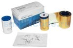 Entrust 525900-007. Набор для печати: лента Gold Matte - Золотая, чистящий ролик и карта