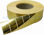 45 x 25 мм, MET-GOLD, втулка 76 мм, намотка 5000 шт (1 рулон)