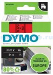 Картридж с виниловой лентой D1 для принтеров DYMO Label Manager, пластик, черный шрифт, 9 мм х 7 м Красный, (5 шт/уп) (DYMO40917)