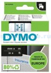 Картридж с виниловой лентой D1 для принтеров DYMO Label Manager, пластик, голубой шрифт, 12 мм х 7 м Белый, (5 шт/уп) (DYMO45014)